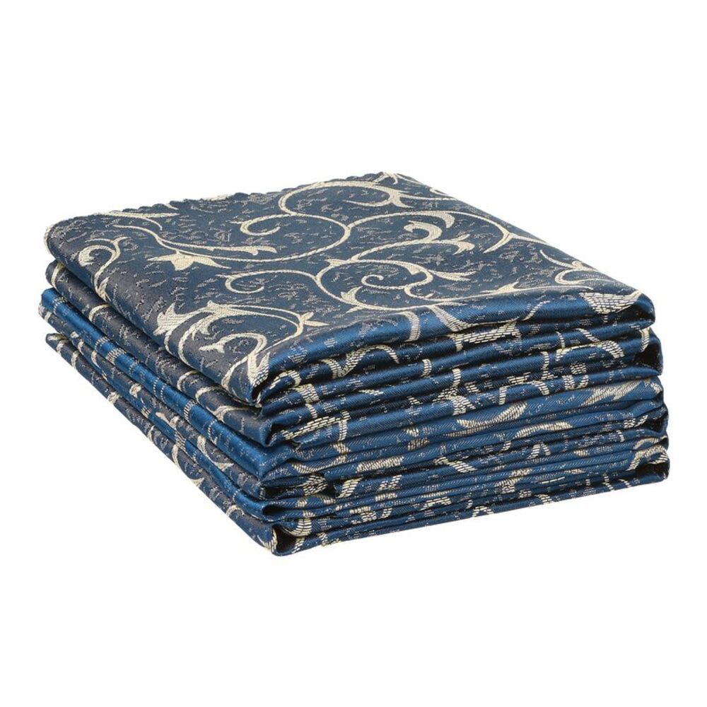 6Pack Cocktail Napkins for Dinner Wedding Restaurant Party 19x19Inch Blue